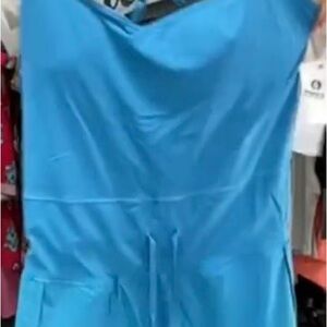 Mono B Blue Romper 3X